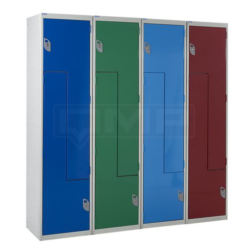 Armario de vestuario robusto - LZ series  - Quality Metal Products - con puerta en Z