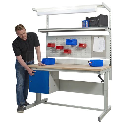 Banco de trabajo de metal - BA79xxxxLXX series - Quality Metal Products - con cajones