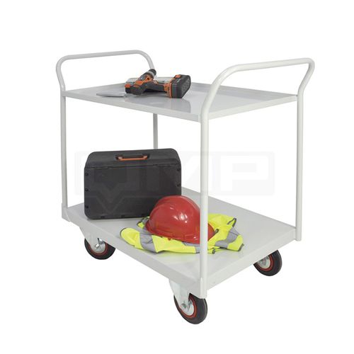 Carro de transporte - RTST series - Quality Metal Products - de acero / con estantes / multifuncional