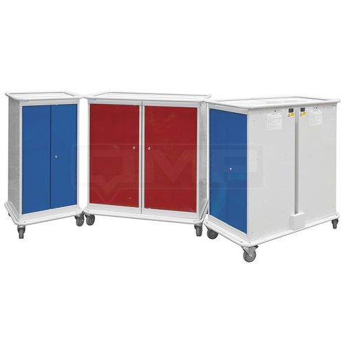 Carretilla de almacenamiento - L7M12 series  - Quality Metal Products - con estantes