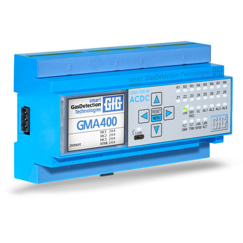 Central de detección de gas multicanales - GMA400 - GfG - Gesellschaft für Gerätebau mbH - visualizador LCD