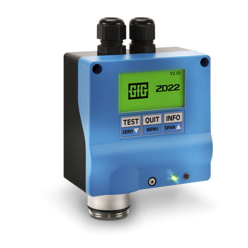 Transmisor de gas de oxígeno - ZD22 D - GfG - Gesellschaft für Gerätebau mbH - con visualización / IP54 / 4-20 mA