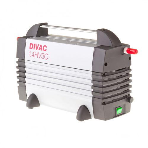 Bomba de vacío de membrana - DIVAC 1.4 HV3C - Leybold - seca / de 3 etapas