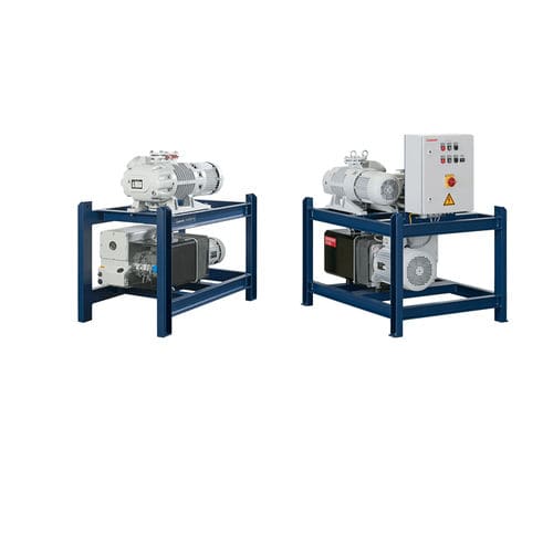 Grupo de vacío con sobrepresores - RUTA WAU series - Leybold - con bomba seca / industrial / estanco al aceite