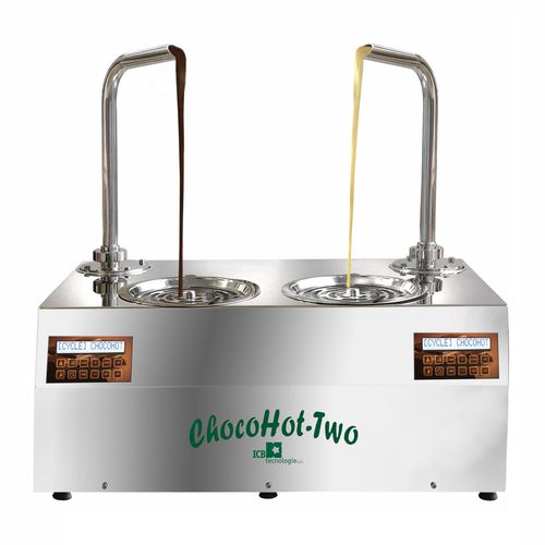 Dosificadora para pasteles - CHOCOHOT TWO - icb tecnologie srl - de chocolate / de glaseado / de doble cabezal