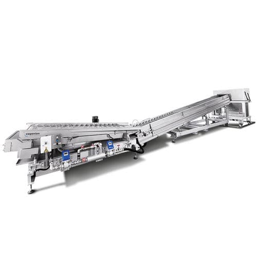 Sistema de transporte para manguera - ASC  - Coperion - de cintas transportadoras / semiautomático