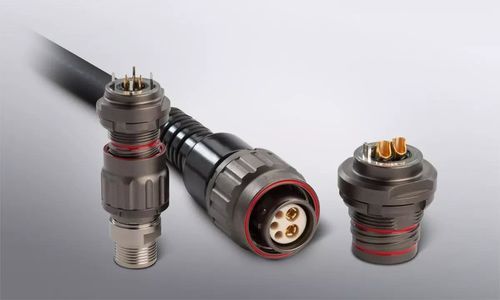 Conector redondo - AMC® Threaded - ODU GmbH & Co. KG - de datos / con racor de tornillo / de metal