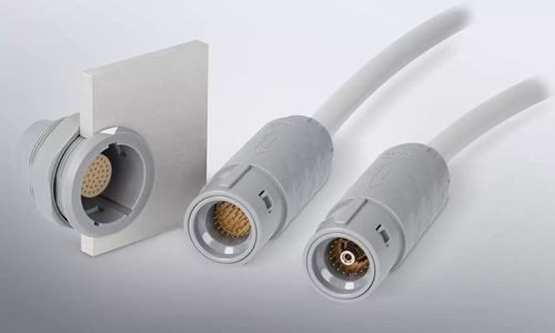 Conector redondo - MEDI-SNAP&reg; - ODU GmbH & Co. KG - híbrido / de cable a cable / de extensión-retracción
