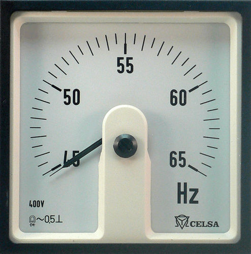Aparato de medición de tensión alterna - FAG series - CELSA MESSGERATE ESPAÑA S.L. - de corriente alterna / de frecuencia / mecánico