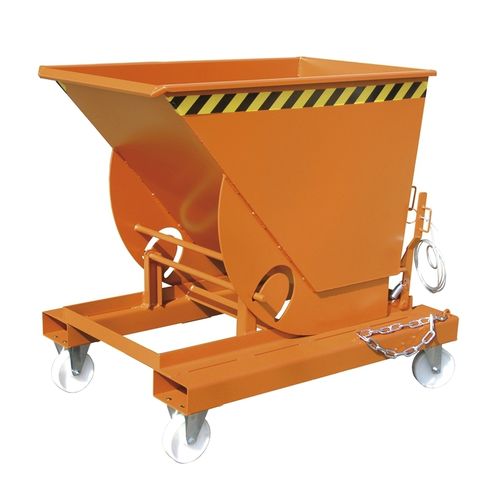 Volquete basculante para carretilla elevadora - AK series - Bauer - con ruedas / abierto