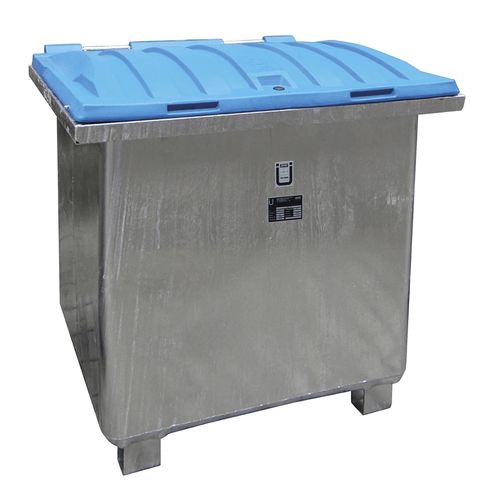 Contenedor de residuos de acero - ASO-D 800 - Bauer - para aceite usado / con tapa