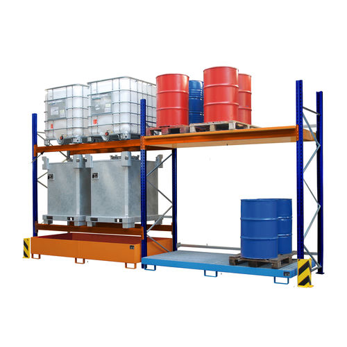 Sistema de estanterías para depósito de almacenamiento - PR series - Bauer - modular / con paleta / para cubitainer