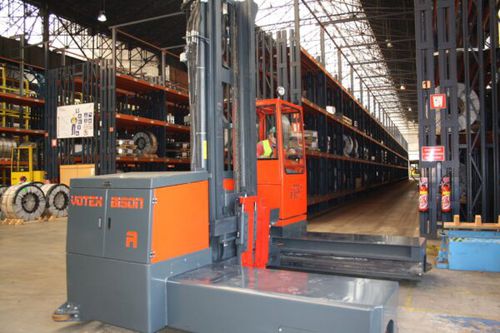 Carretilla elevadora lateral eléctrica - A - BULMOR industries - con operador sentado / con 4 ruedas