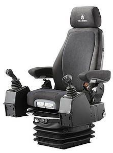 Asiento conductor - Actimo evolution - GRAMMER - con suspensión / para máquina de obras públicas