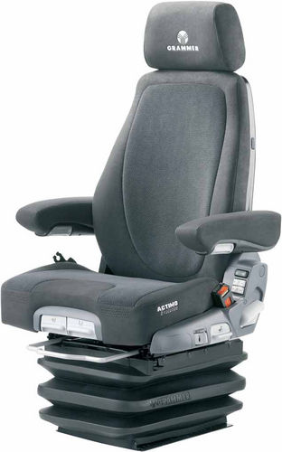Asiento conductor - Actimo XXL - GRAMMER - con suspensión / para máquina de obras públicas