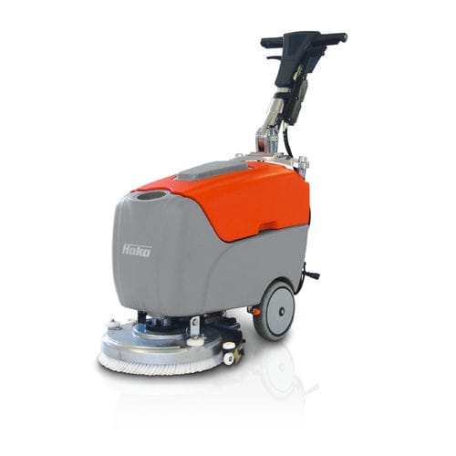 Fregadora con operador a pie - Scrubmaster B12 - HAKO - alimentada por batería / compacta