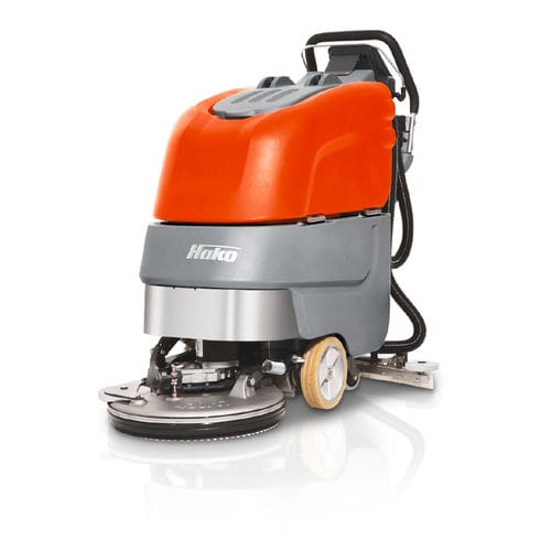 Fregadora con operador a pie - Scrubmaster B30 - HAKO - alimentada por batería / compacta
