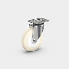Ruedecilla giratoria - 85 PU   - RÄDER-VOGEL RÄDER- UND ROLLENFABRIK GMBH & CO. KG - con platino giratorio / con rodamiento de bolas