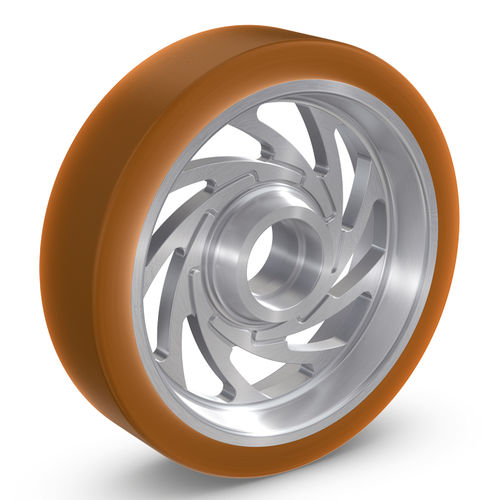 Rueda con aro - VULKOSOFT® - RÄDER-VOGEL RÄDER- UND ROLLENFABRIK GMBH & CO. KG - de poliuretano / para grandes cargas / de bajo ruido