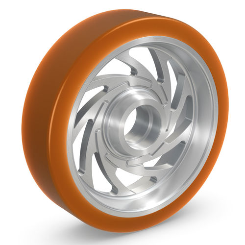 Rueda con aro - PEVOSOFT® - RÄDER-VOGEL RÄDER- UND ROLLENFABRIK GMBH & CO. KG - de poliuretano / de bajo ruido / elástica