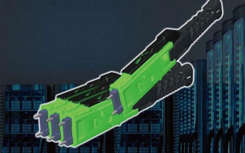 Conector de datos - Sumitomo Electric Ltd - de fibras ópticas / rectangular / macho
