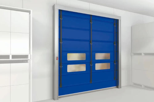 Puerta apilable - TRAFFIC C/CM - Ditec - para exteriores / rápida / de seguridad