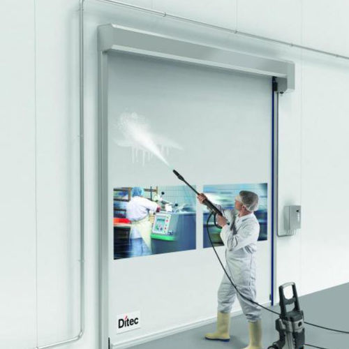 Puerta enrollable - Soft Reset  - Ditec - de metal / de PVC / para interior