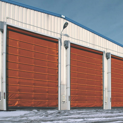 Puerta apilable - NERGECO T ENDURO 5 - Entrematic Dynaco - para exteriores / rápida / de seguridad