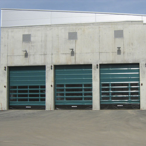 Puerta apilable - NERGECO T STAR 2 - Entrematic Dynaco - plegable / industrial / para exteriores