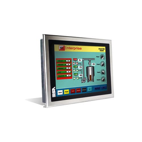 HMI con pantalla táctil resistiva de 5 hilos - XS7 series - ESA elettronica - con pantalla táctil resistiva / táctil / con pantalla táctil