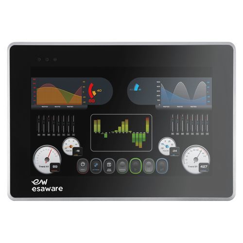 HMI con pantalla táctil - EW1 series - ESA elettronica - táctil / empotrable / 1366 x 768