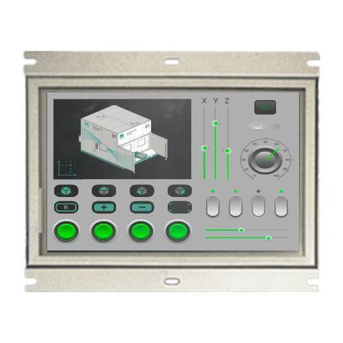 Panel PC con pantalla táctil resistiva - EW208 - ESA elettronica - 8" / 800 x 600 / Intel® Celeron J1900