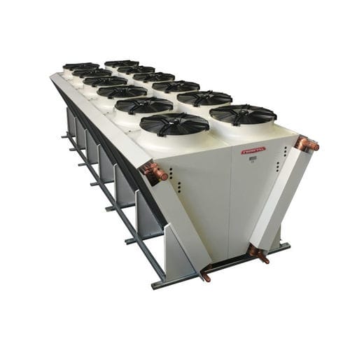 Condensador en V - VC series - FRIMETAL - ventilado / de acero / de proceso
