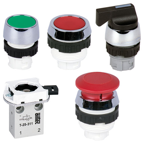 Distribuidor neumático con control mecánico - T series - AIRTEC Pneumatic - de cajón / neumático / de 3/2 vías
