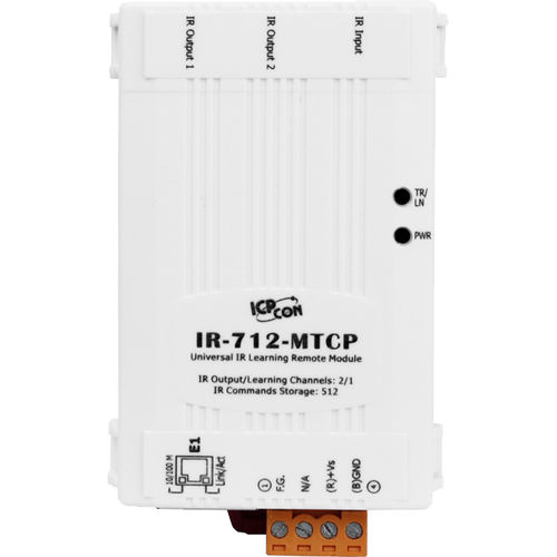 Telemando de infrarrojos - IR-712-MTCP - ICP-DAS - con botón configurable / industrial / on/off