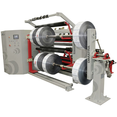 Cortadora rebobinadora automática - Duplex - Dimatra - para films de plástico