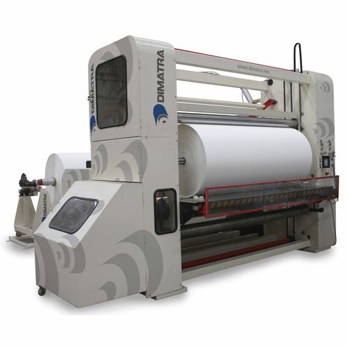 Cortadora rebobinadora automática - Dimatra - para papel