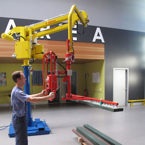 Manipulador neumático - DALMEC - de ventosa / para madera / para material de construcción