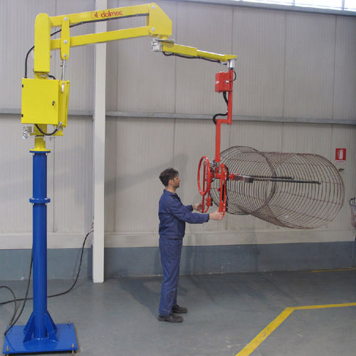 Manipulador neumático - DALMEC - con horquilla / para material de construcción / de manipulación