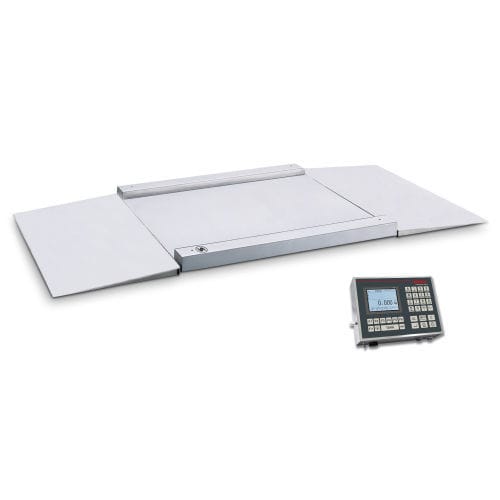 Balanza con plataforma de perfil bajo - 7784 series - Soehnle Industrial Solutions GmbH - kg / con indicador separado / de acero inoxidable