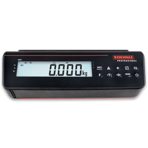 Terminal de pesaje visualizador LCD - 3820 - Soehnle Industrial Solutions GmbH - benchtop / IP67 / sin cable