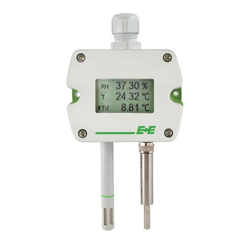 Sensor de temperatura y de humedad para entornos con humedad elevada - EE211 - E+E ELEKTRONIK - relativa / instalado en conducto / RS-485