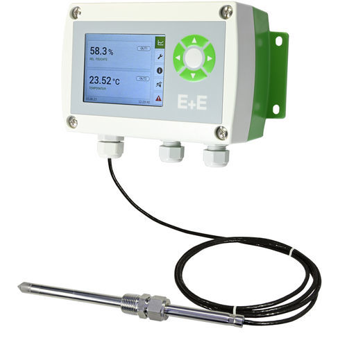 Sensor de temperatura y de humedad para entornos con humedad elevada - HTS801 - E+E ELEKTRONIK - relativa / de pared / RS-485