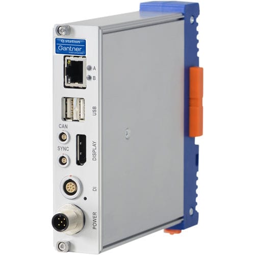 Computadora embarcada - Q.station XT - Gantner Instruments - en riel DIN / Intel® Atom / USB