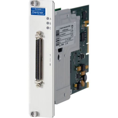 Módulo de E/S analógico - Q.raxx XE A116 - Gantner Instruments - EtherCAT / de 8 E / configurable