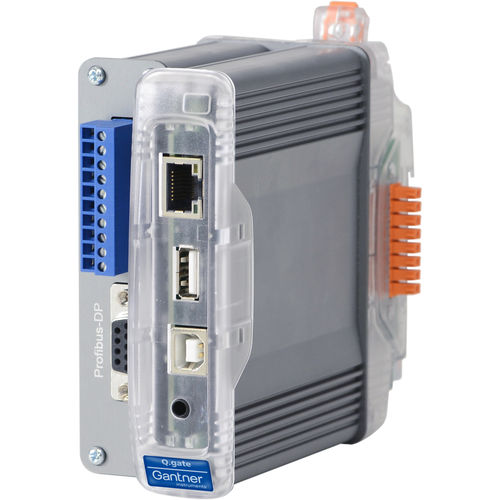 Módulo de adquisición de datos en riel DIN - Q.gate DP - Gantner Instruments - USB / interfaz Ethernet / con controlador