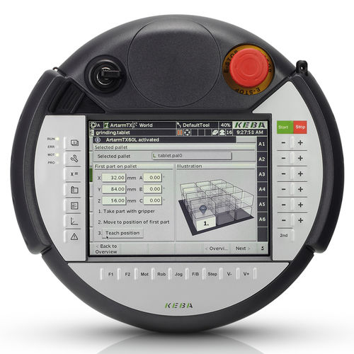 Terminal de operador con pantalla táctil resistiva - KeTop T55 - KEBA Group AG - con teclado / embarcado / de mano