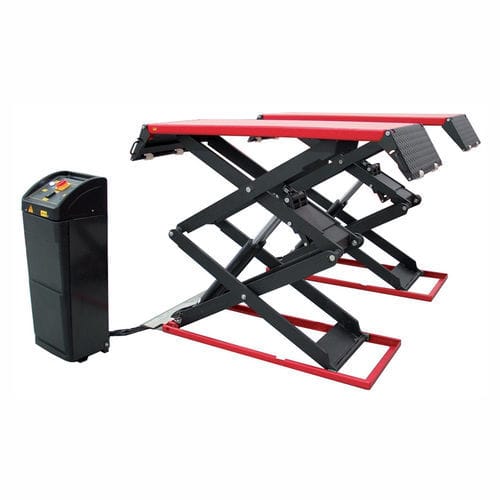 Puente elevador de doble tijera - STRATOS SR40 - WERTHER - SOLLEVAMENTO - 4 toneladas / hidráulico / para coche