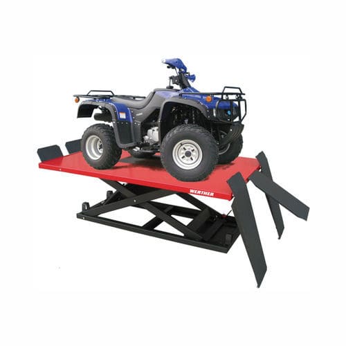 Puente elevador de tijera - WML600Q - WERTHER - SOLLEVAMENTO - 600 kg / hidráulico / para quads