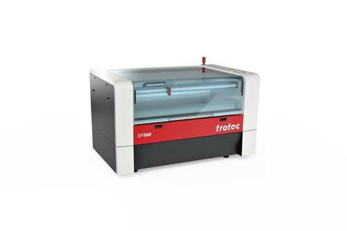 Máquina de corte láser CO2 - SP500 - Trotec Laser GmbH - para textiles / para Acryl / para metal